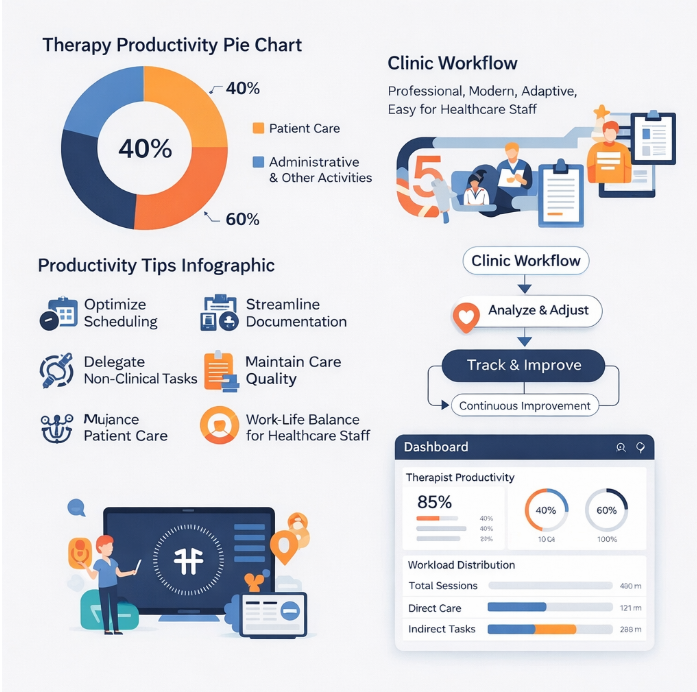 What is Therapy Productivity - visual explanation of therapy productivity metrics
