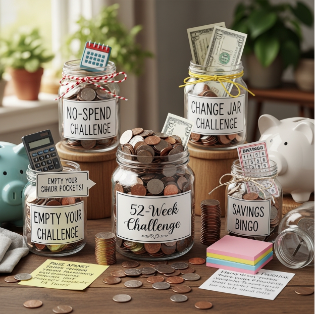 Coin Savings Challenge Examples